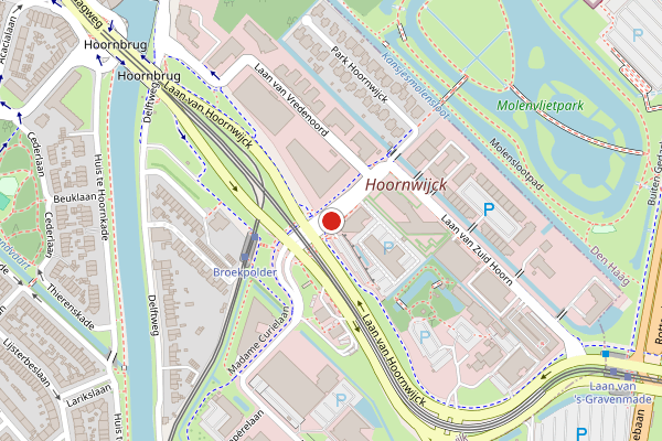 Brandweer-melding op Laan van Oversteen, Rijswijk op 9 mei, kaart-overzicht