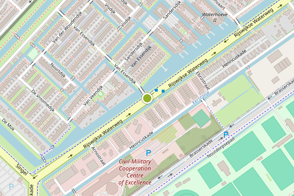 Ambulance-melding op Van Essendijk, Den Haag op 9 juli, kaart-overzicht