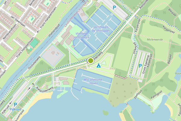 Ambulance-melding op Rietpolderweg, Leidschendam op 9 juli, kaart-overzicht