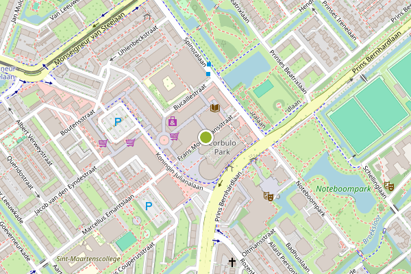 Ambulance-melding op Frans Mortelmansstraat, Voorburg op 9 juli, kaart-overzicht