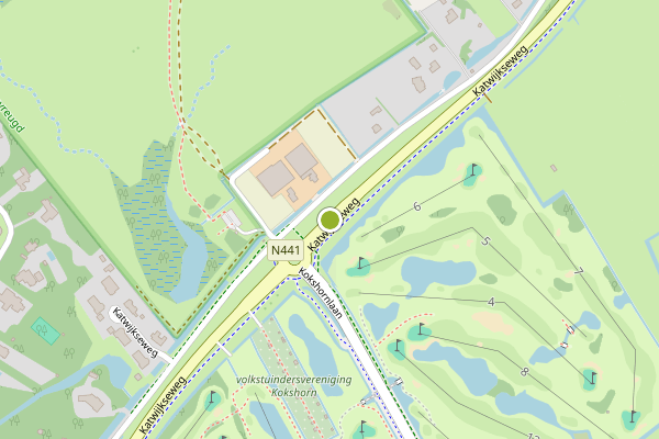 Ambulance-melding op Katwijkseweg, Wassenaar op 9 juli, kaart-overzicht