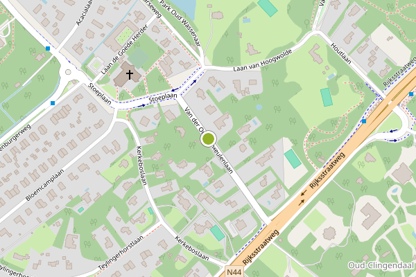 Ambulance-melding op Van der Oudermeulenlaan, Wassenaar op 9 juli, kaart-overzicht