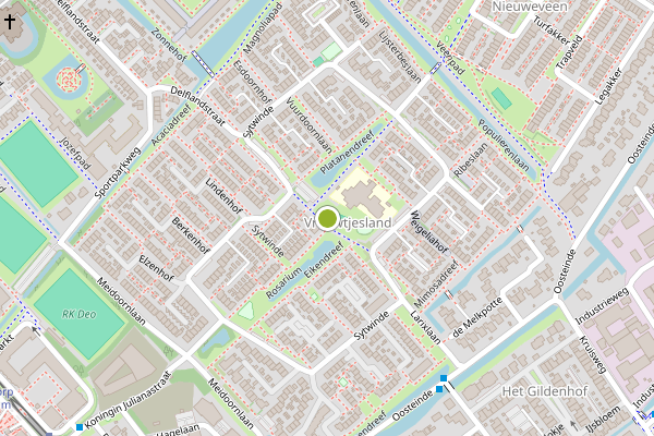 Ambulance-melding op Sytwinde, Nootdorp op 9 juli, kaart-overzicht