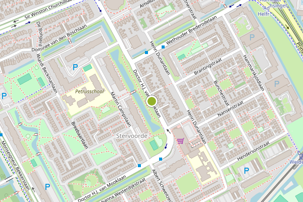 Ambulance-melding op Dr H.J. van Mooklaan, Rijswijk op 10 juli, kaart-overzicht