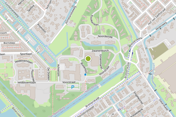 Ambulance-melding op Nieuwstraat, Nootdorp op 10 juli, kaart-overzicht