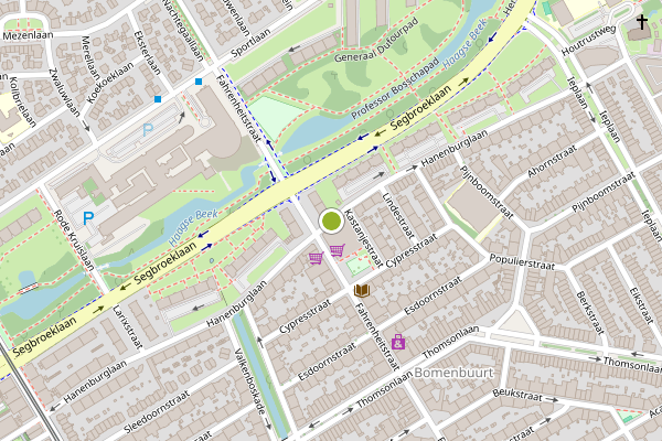 Ambulance-melding op Hanenburglaan, Den Haag op 10 juli, kaart-overzicht