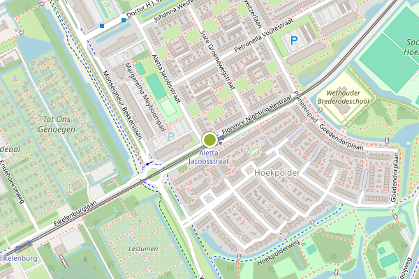 Ambulance-melding op Florence Nightingalestraat, Rijswijk op 10 juli, kaart-overzicht