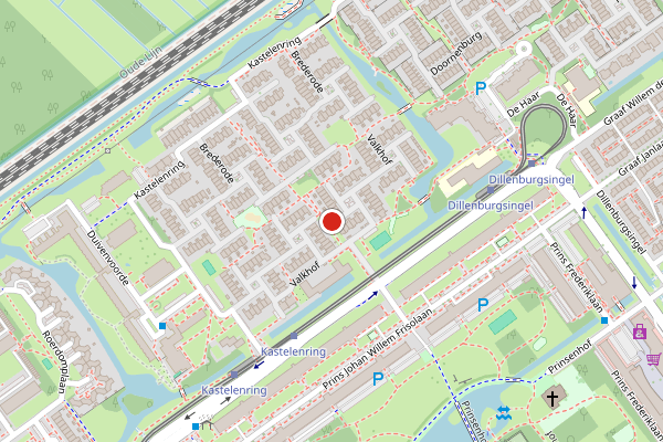 Brandweer-melding op Valkhof, Leidschendam op 11 juli, kaart-overzicht