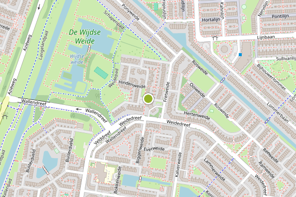 Ambulance-melding op Geitenweide, Zoetermeer op 11 juli, kaart-overzicht