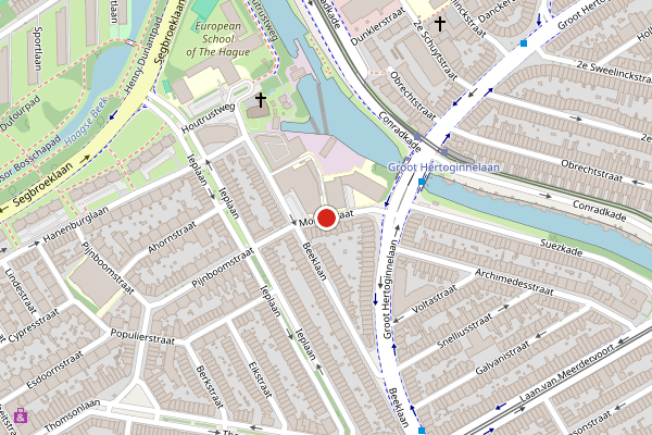 Brandweer-melding op Morsestraat, Den Haag op 11 juli, kaart-overzicht