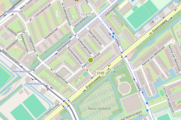 Ambulance-melding op Paterswoldestraat, Den Haag op 11 juli, kaart-overzicht
