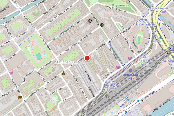 Brandweer-melding op Jan Blankenstraat, Den Haag op 11 juli, kaart-overzicht