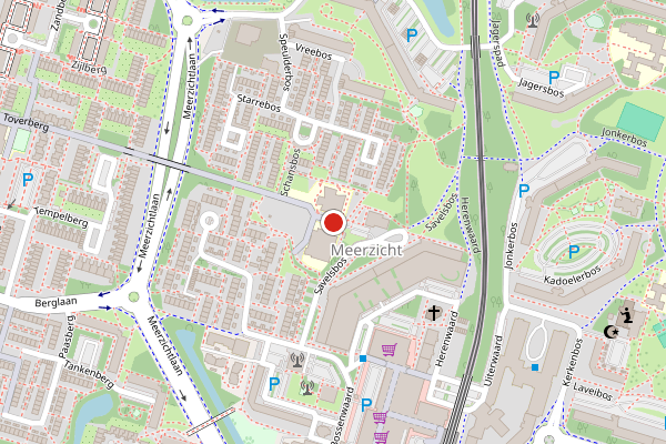 Brandweer-melding op Schansbos, Zoetermeer op 11 juli, kaart-overzicht