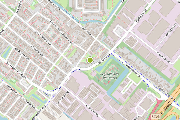 Ambulance-melding op Wilgenplein, Zoetermeer op 11 juli, kaart-overzicht