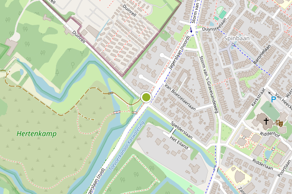 Ambulance-melding op Duinrell, Wassenaar op 11 juli, kaart-overzicht