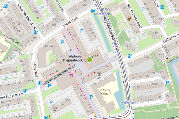 Ambulance-melding op Alphons Diepenbrockhof, Den Haag op 9 mei, kaart-overzicht