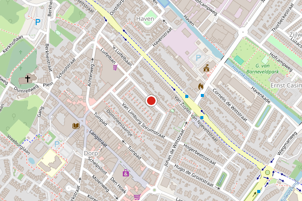 Ambulance + Brandweer samen ter plaatse op Van der Duyn van Maasdamstraat, Wassenaar op 12 juli, kaart-overzicht nieuws-bericht