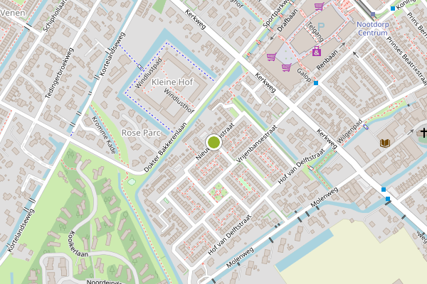 Ambulance-melding op Bernard Zweersstraat, Nootdorp op 12 juli, kaart-overzicht