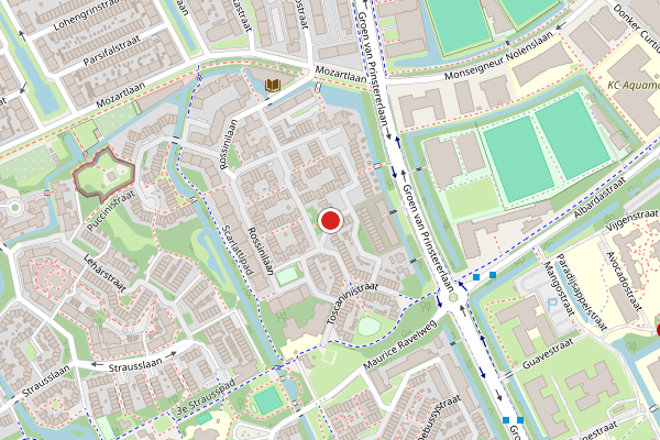 Brandweer-melding op Toscaninistraat, Den Haag op 12 juli, kaart-overzicht