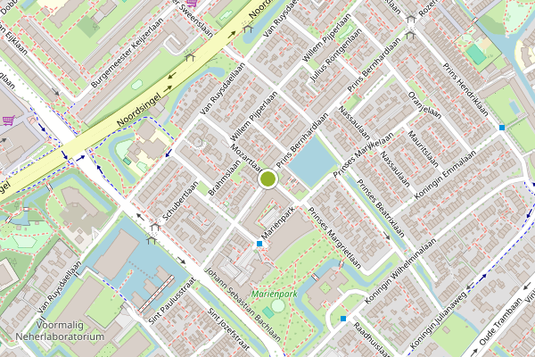 Ambulance-melding op Prins Bernhardlaan, Leidschendam op 12 juli, kaart-overzicht