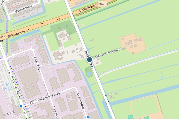 Politie-melding op Zuideindseweg, Delfgauw op 13 juli, kaart-overzicht