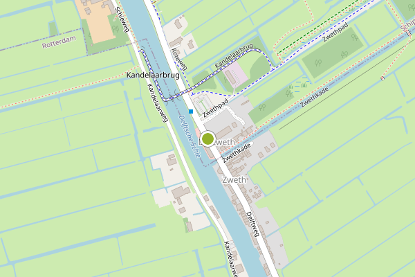 Ambulance-melding op Rotterdamseweg, Schipluiden op 13 juli, kaart-overzicht
