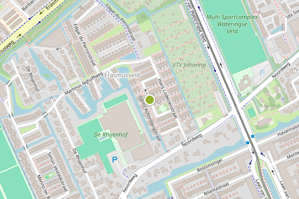 Ambulance-melding op Gerrit Achterbergstraat, Den Haag op 13 juli, kaart-overzicht