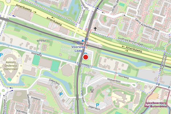 Brandweer-melding op Ir. Veltplein, Zoetermeer op 13 juli, kaart-overzicht
