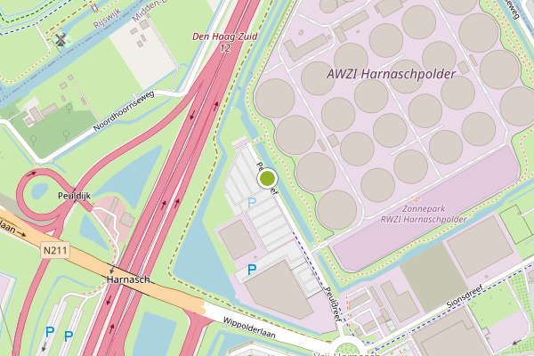 Ambulance-melding op Peuldreef, Den Hoorn ZH op 13 juli, kaart-overzicht