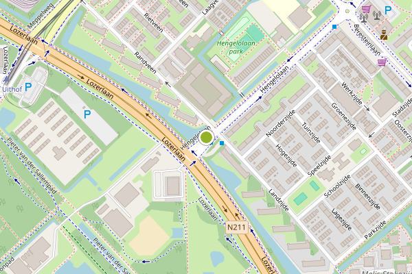 Ambulance-melding op Hengelolaan, Den Haag op 14 juli, kaart-overzicht