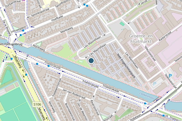 Politie-melding op Lau Mazirellaan, Den Haag op 14 juli, kaart-overzicht