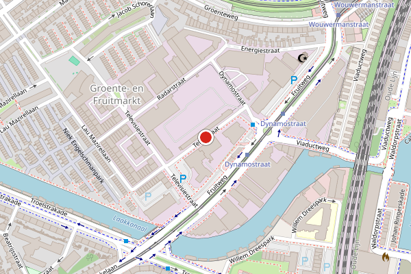 Brandweer-melding op Telexstraat, Den Haag op 14 juli, kaart-overzicht