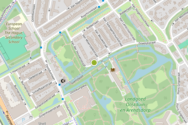 Ambulance-melding op Goetlijfstraat, Den Haag op 14 juli, kaart-overzicht
