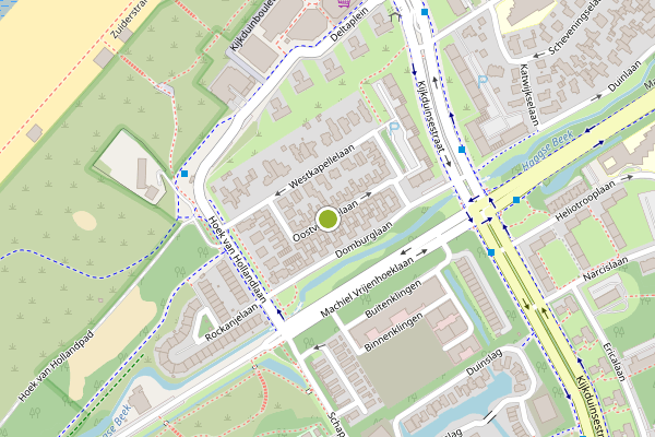 Ambulance-melding op Oostvoornelaan, Den Haag op 14 juli, kaart-overzicht