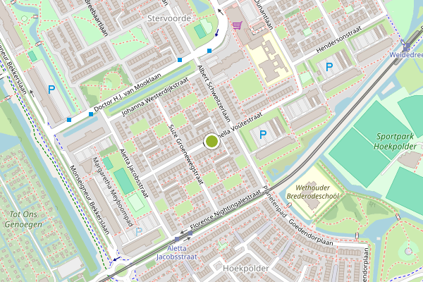 Ambulance-melding op Petronella Voutestraat, Rijswijk op 14 juli, kaart-overzicht