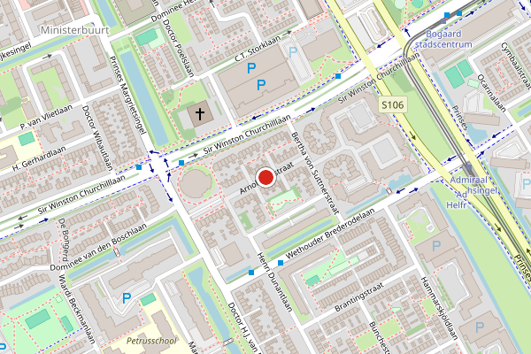 Brandweer-melding op Arnoldsonstraat, Rijswijk op 13 juli, kaart-overzicht