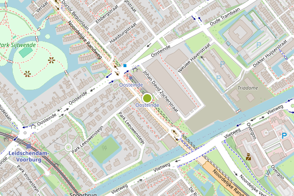 Ambulance-melding op Cornelis Voorhoevelaan, Voorburg op 13 juli, kaart-overzicht