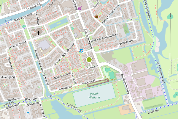 Ambulance-melding op Leeuwerikplantsoen, Schipluiden op 26 april, kaart-overzicht