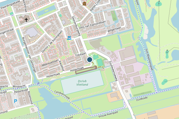 Politie-melding op Keenenburgweg, Schipluiden op 26 april, kaart-overzicht