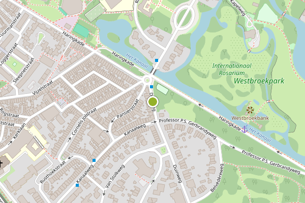 Ambulance-melding op Duinweg, Den Haag op 14 juli, kaart-overzicht