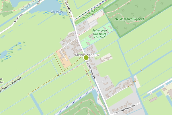 Ambulance-melding op Noordeindseweg, Delfgauw op 14 juli, kaart-overzicht