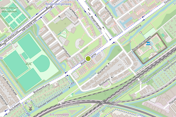 Ambulance-melding op Boekweitkamp, Den Haag op 15 juli, kaart-overzicht