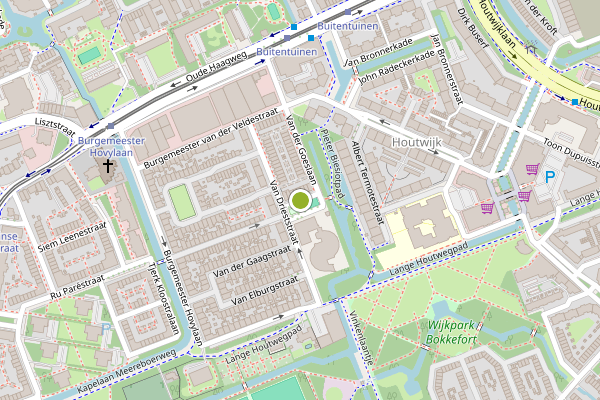 Ambulance-melding op Burgemeester Waldeckstraat, Den Haag op 15 juli, kaart-overzicht
