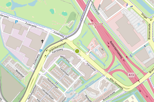 Ambulance-melding op Vrijenbanselaan, Rijswijk op 15 juli, kaart-overzicht