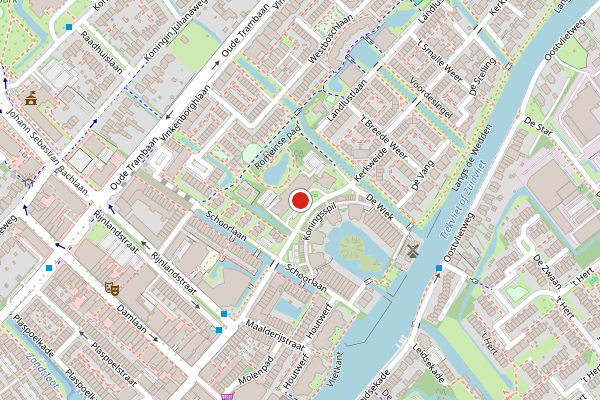 Brandweer-melding op Zaagmolenstraat, Leidschendam op 15 juli, kaart-overzicht