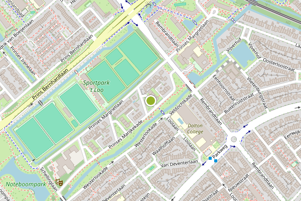 Ambulance-melding op Professor Casimirstraat, Voorburg op 15 juli, kaart-overzicht