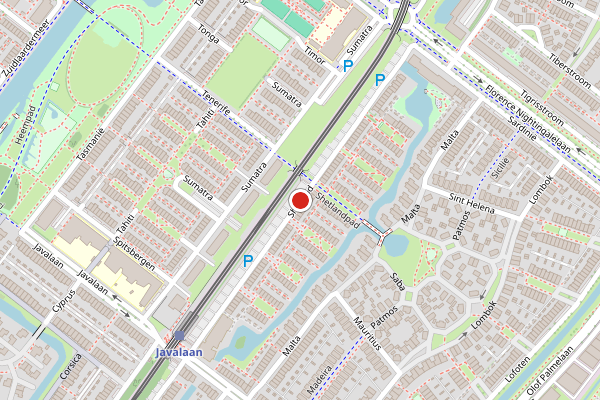 Brandweer-melding op Shetland, Zoetermeer op 15 juli, kaart-overzicht