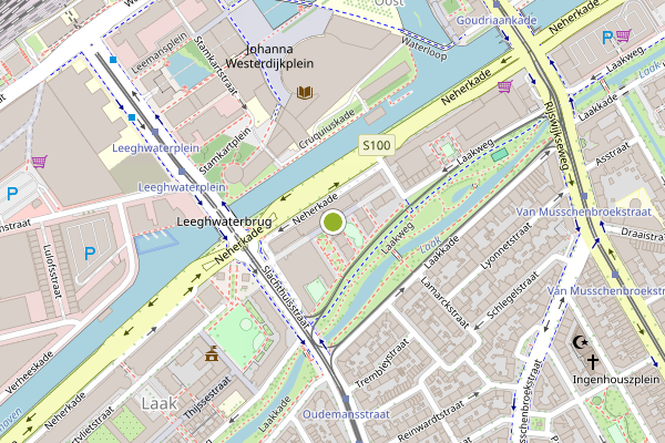 Ambulance-melding op Molenslootstraat, Den Haag op 15 juli, kaart-overzicht
