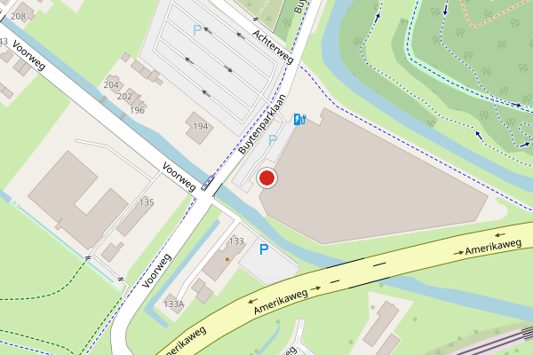 Brandweer-melding op Voorweg, Zoetermeer op 15 juli, kaart-overzicht