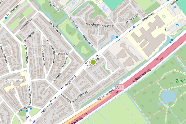 Ambulance-melding op Deijlerweg, Wassenaar op 15 juli, kaart-overzicht